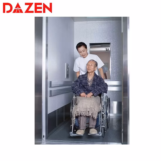 21 People 1600kg Bed Elevator Used for Hospital with Machine Room