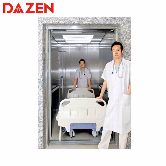 21 People 1600kg Bed Elevator Used for Hospital with Machine Room