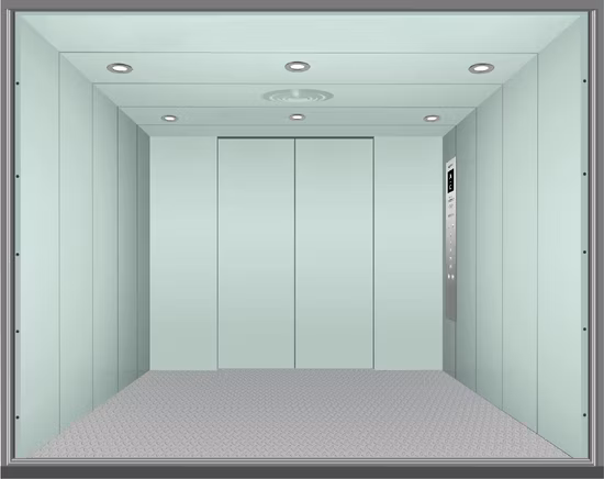 2000kg 0.5m/S Simple Freight Elevator Without Machine Room